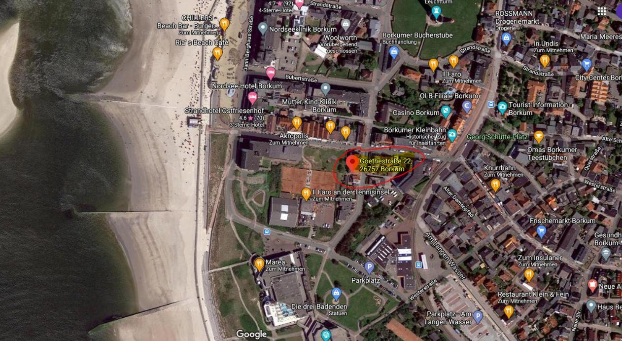 Apartament Haus Kleeblatt Borkum Zewnętrze zdjęcie